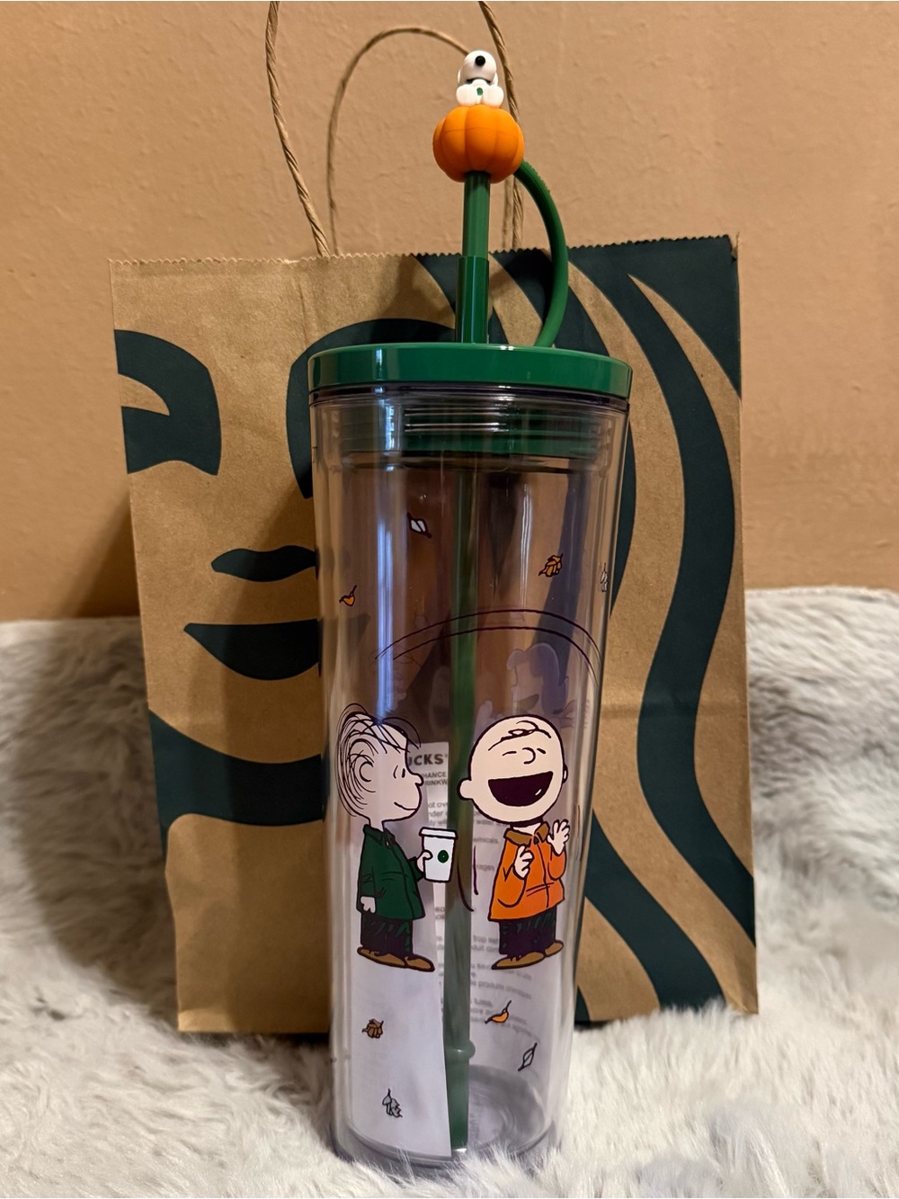 Starbucks x Peanuts Tumbler Cup NWT - Collectible